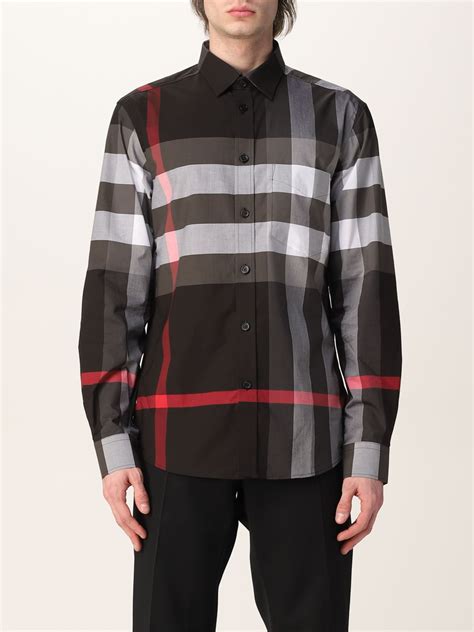 schwarzes burberry hemd|burberry store online.